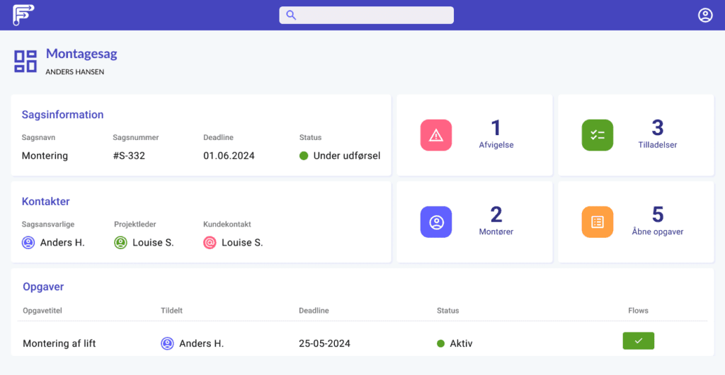 Field Flow opgavestyring produktbillede