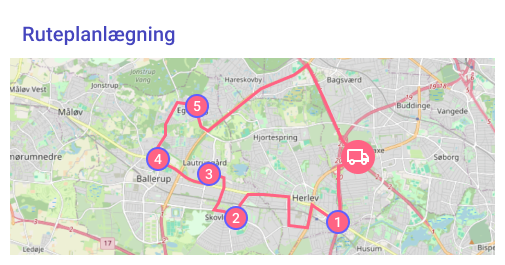 Feature: Ruteplanlægning